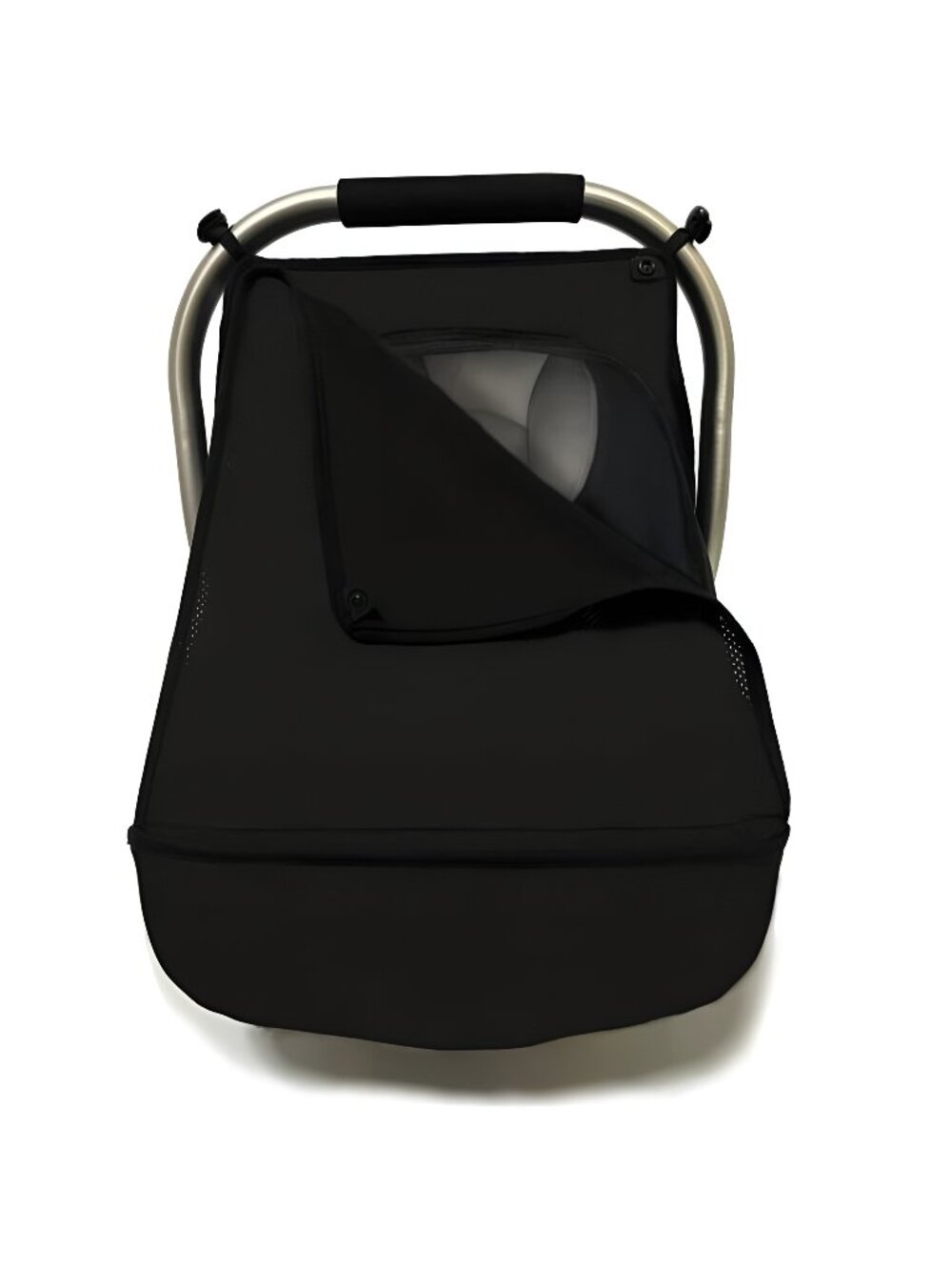 3-in-1 Car-Seat Canopy Cover - Protective Carseat Sun Shade Canopy with Privacy